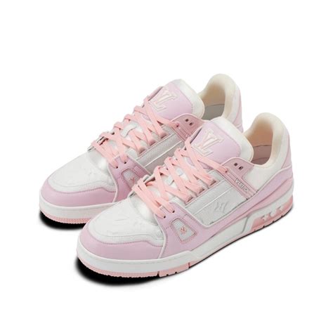 louis vuitton trainer sneaker pink|louis vuitton trainers for sale.